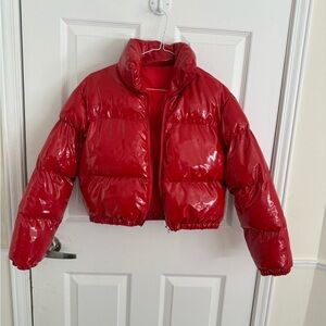 Red Puffer Jacket